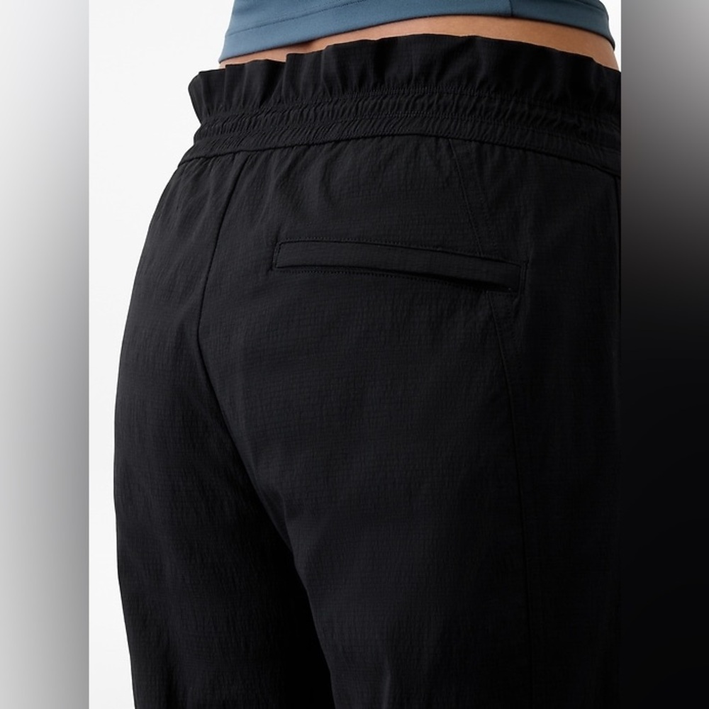 Athleta Trekkie High Rise Parachute Pant In Black - Picture 8 of 14